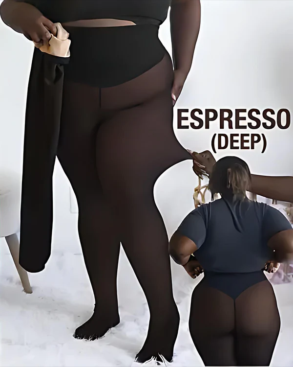 rajstopy || model z paskiem uciskowym na brzuchu, pojedynczy szew, podszewka z polaru