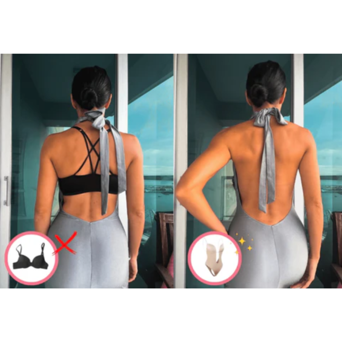 Body bez pleców, niewidoczne