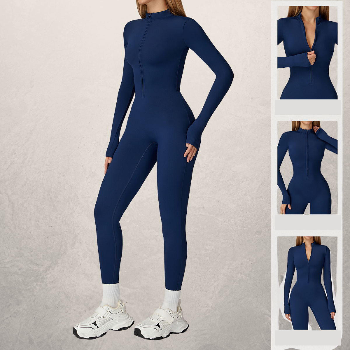 Belle | kombinezon polarowy z zamkiem błyskawicznym