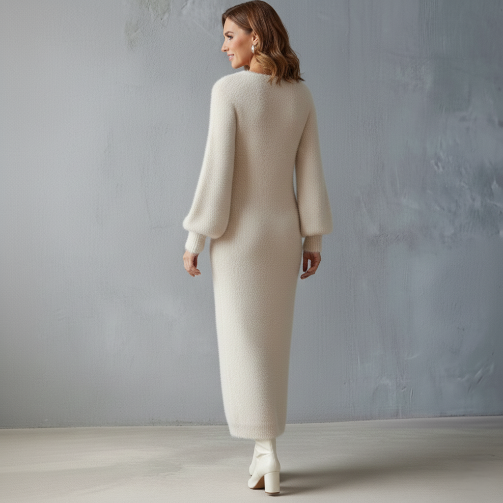 Brielle | Miękka Ciepła Sukienka Lounge