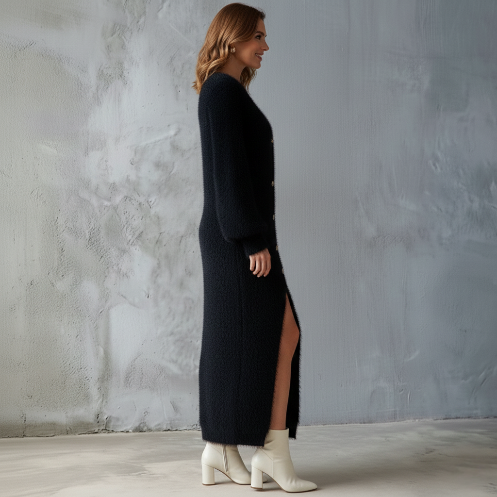 Brielle | Miękka Ciepła Sukienka Lounge